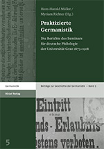 Müller / Richter: Praktizierte Germanistik. Stuttgart 2013. Buchcover
